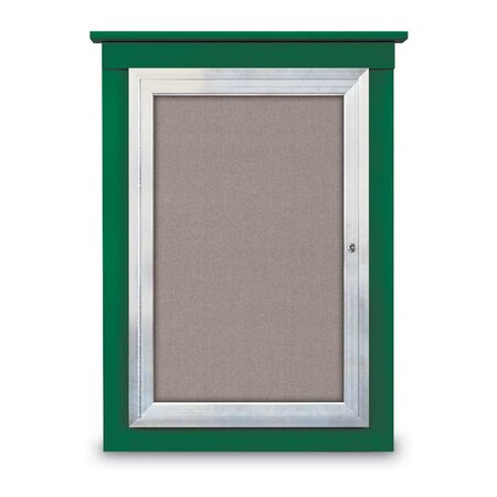 United Visual Products Sliding Glass Enclosed Letterboard, 96"x4 UV9009ACS-BRONZE-BARBLU